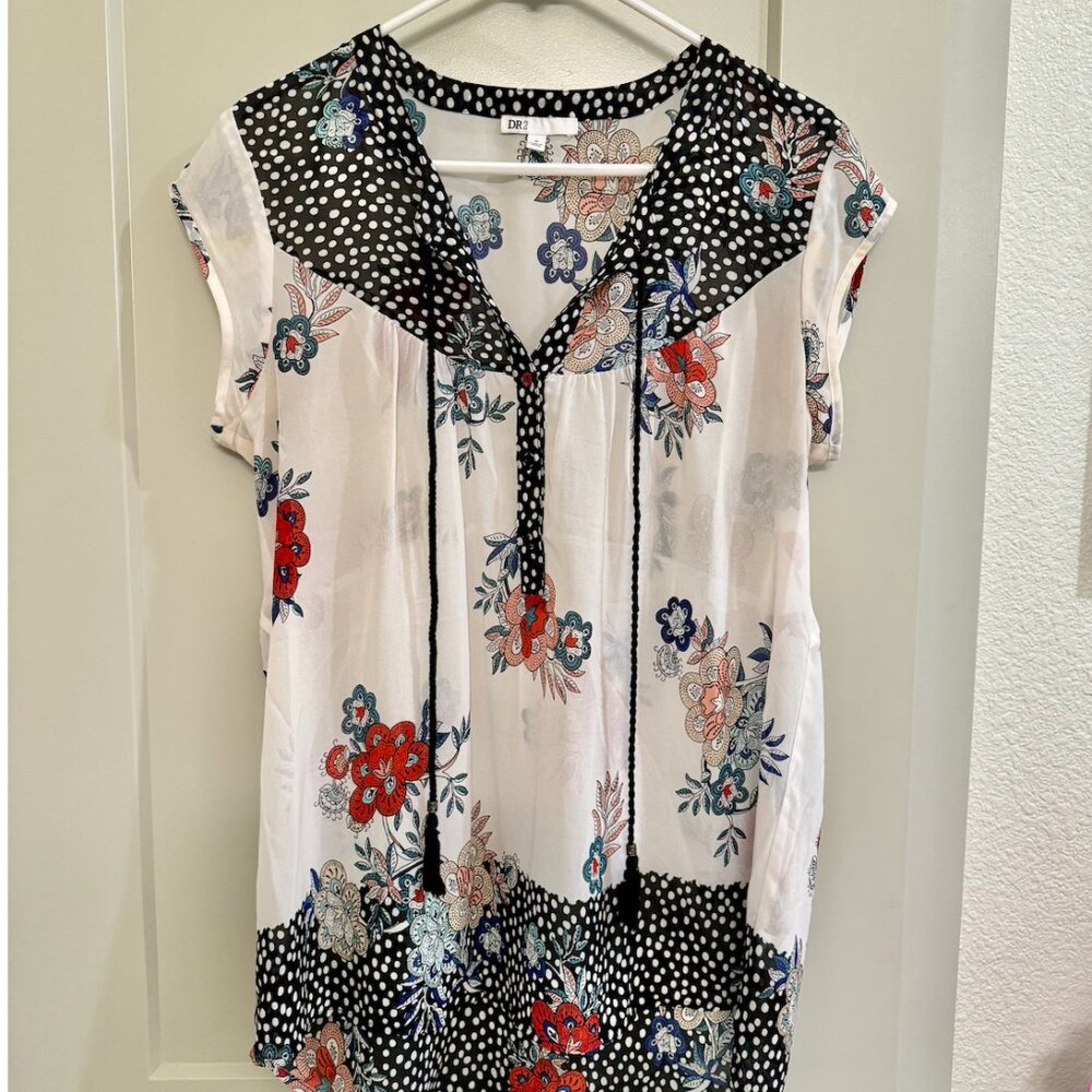 Cap Sleeve Floral top